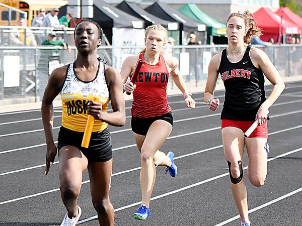 Relays, hurdles highlight Newton girls track state qualifiers