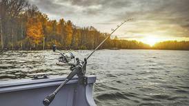 Hooking summer catfish