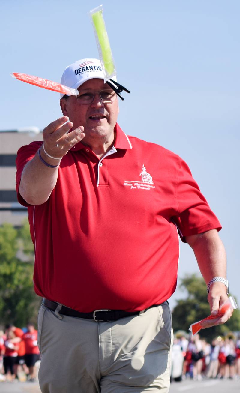 The Newton Chamber of Commerce Fourth of July Parade featured about 100 participants who were greeted by a welcoming community in the downtown district.