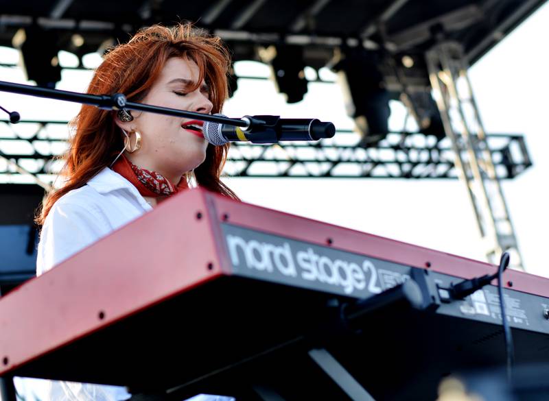 Riley Clemmons performs during Fierce Faith Music Fest on June 14 at Community Heights Alliance Church in Newton.
