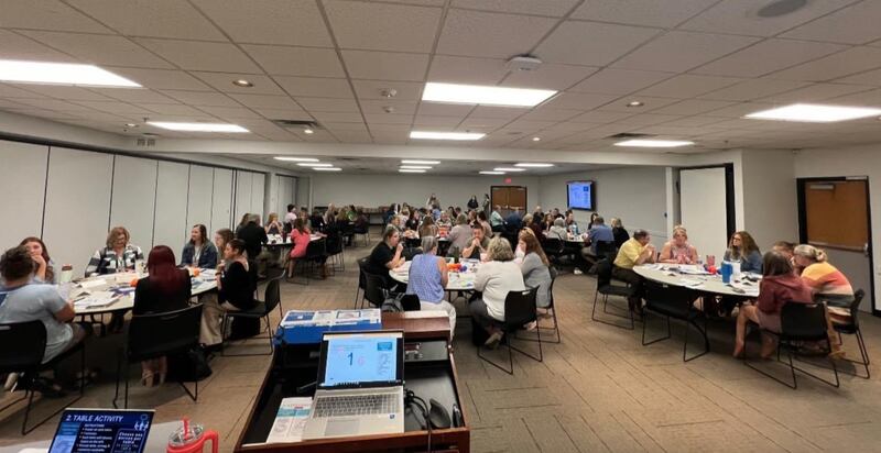 A packed room took part in a town hall meeting for the Jasper County Health Department Sept. 10. The input gathered will be used to create a Targeted Health Improvement Plan that addresses gaps and utilizes existing strengths.
