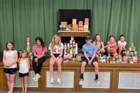 Kids Club collects food for Salvation Army