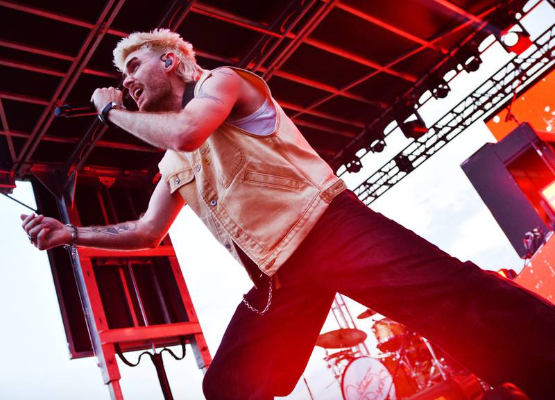 Colton Dixon performs during Fierce Faith Music Fest on June 14 at Community Heights Alliance Church in Newton.