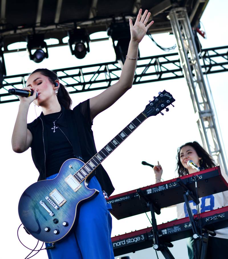 The Band JAREN performs during Fierce Faith Music Fest on June 14 at Community Heights Alliance Church in Newton.