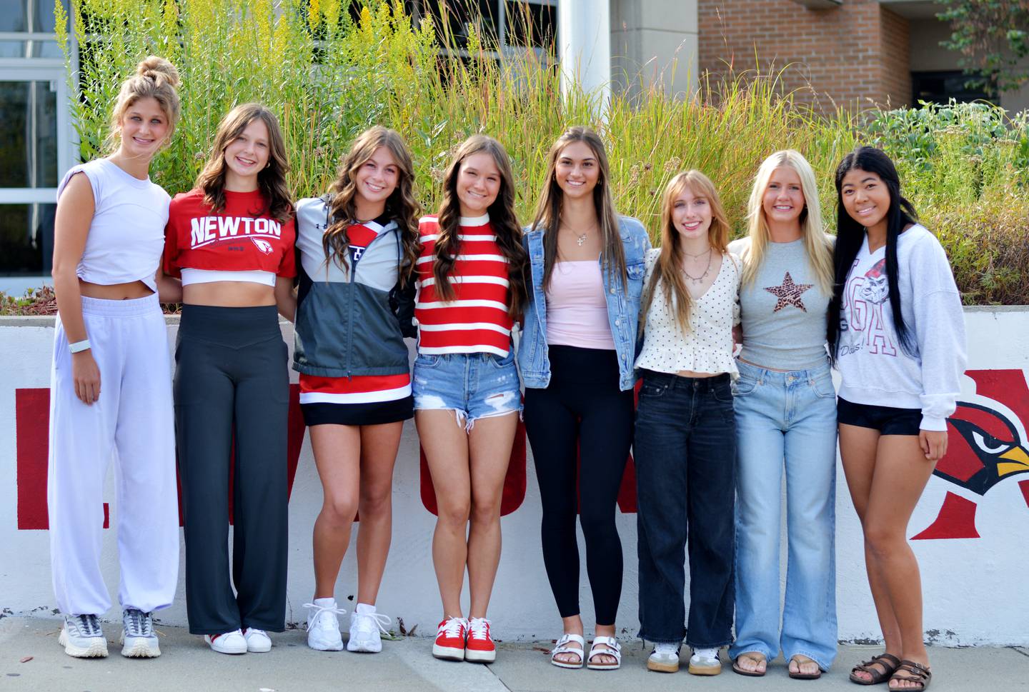 Harper Barton, Tori White, Merissa Schieble, Lily Springer, Camryn Andrew, Kayden Langston, Brooklyn Sterling and Emmy Gross.