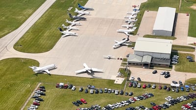 Newton Municipal Airport had nearly 50 aircraft stay during first NASCAR race