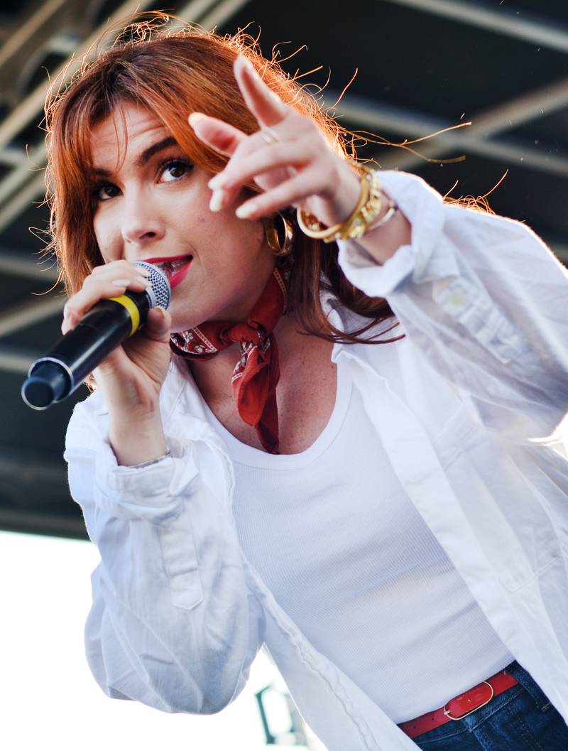 Riley Clemmons performs during Fierce Faith Music Fest on June 14 at Community Heights Alliance Church in Newton.