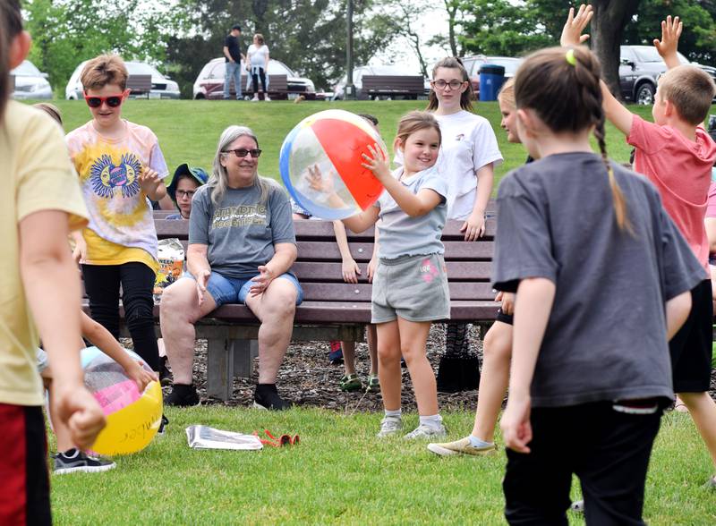 Eric Michaels performs magic and illusions during Newton Fest on Saturday, June 10 at Maytag Park.