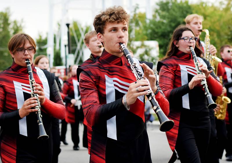 Newton High School holds its Homecoming Parade on Sept. 19 in downtown Newton. In addition to showing off Homecoming King Zane Munger and Homecoming Queen MeLayna Budinich, the event served as a community pep rally led by the cheerleaders, the Newton Pacesetters and varsity football team.