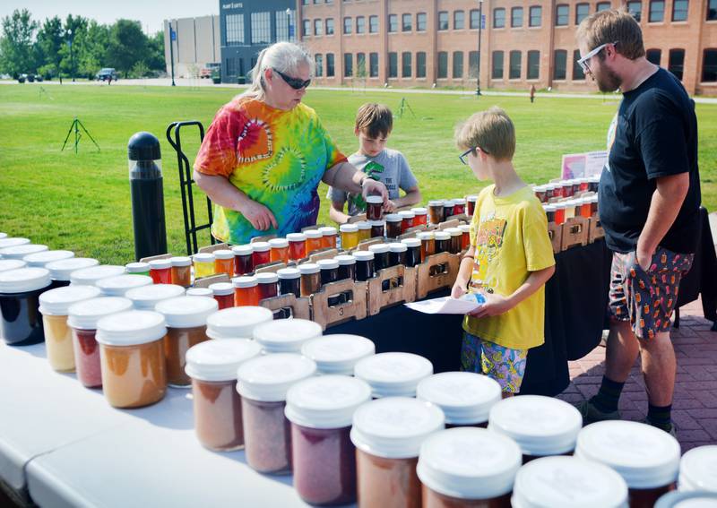 Newton Farmers Market moved from its downtown location to the greenspace of Legacy Plaza this year. The market, which is held 4-6 p.m. every Tuesday, saw hundreds of people attend. Organizers said 34 vendors participated in the market this year, the most the Newton Farmers Market has ever seen.