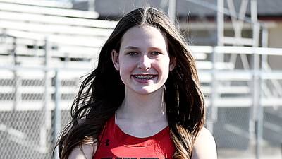 White’s win leads Newton girls to fourth at LHC meet