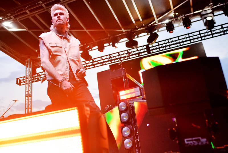 Colton Dixon performs during Fierce Faith Music Fest on June 14 at Community Heights Alliance Church in Newton.