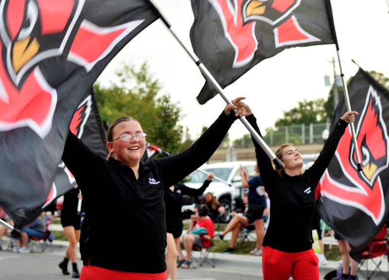 Newton High School holds its Homecoming Parade on Sept. 19 in downtown Newton. In addition to showing off Homecoming King Zane Munger and Homecoming Queen MeLayna Budinich, the event served as a community pep rally led by the cheerleaders, the Newton Pacesetters and varsity football team.