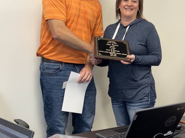 Myers receives recognition