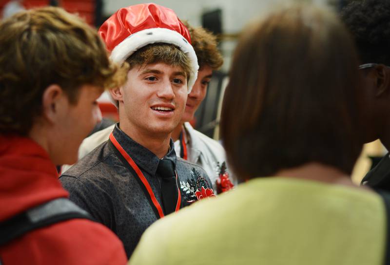 Caden Klein was crowned this year's Homecoming King during a coronation ceremony Sept. 18 at Newton High School.