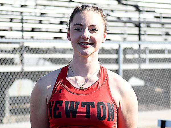 Hurdles guide Newton girls in windy Grinnell