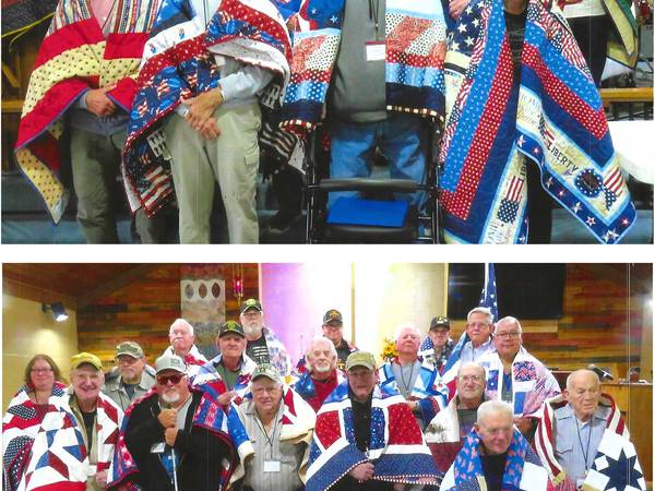 Quilts of Valor presented