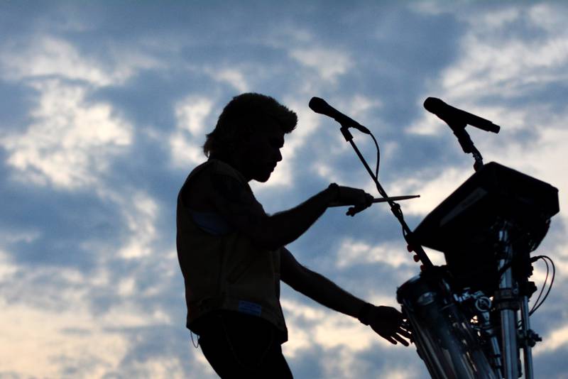 Colton Dixon performs during Fierce Faith Music Fest on June 14 at Community Heights Alliance Church in Newton.