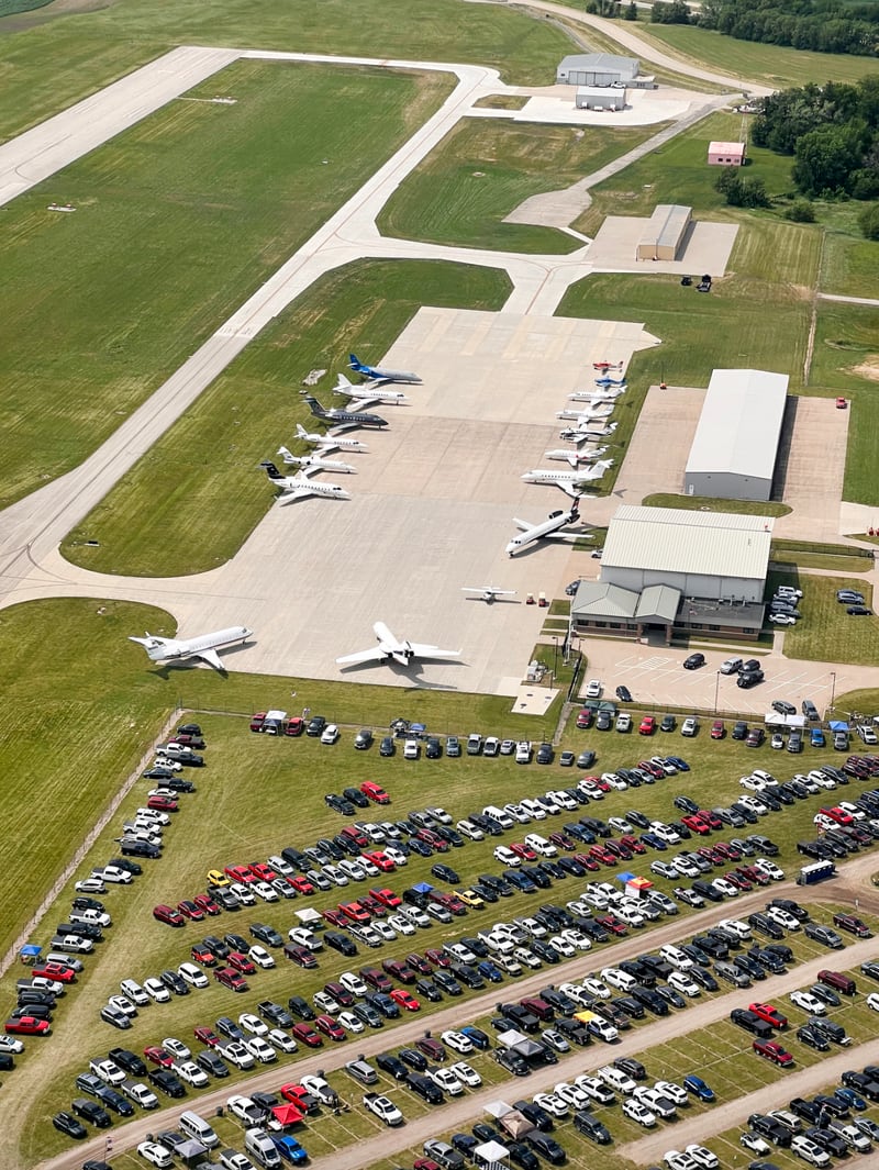 Traffic at the Newton Municipal Airport was high during the NASCAR race weekend last year. The Cup Series race proved very beneficial for the airport, which is already preparing for this year's NASCAR race at the nearby Iowa Speedway.
