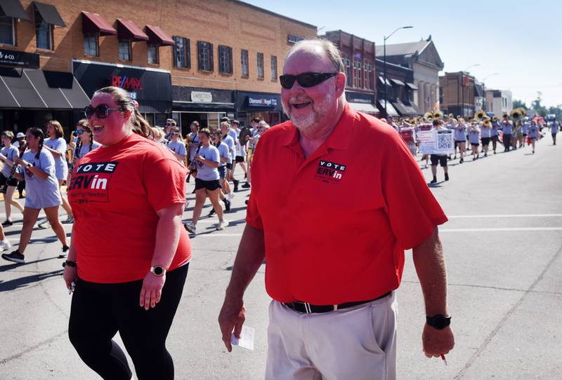 The Newton Chamber of Commerce Fourth of July Parade featured about 100 participants who were greeted by a welcoming community in the downtown district.