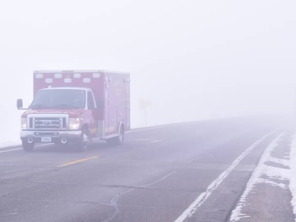 Dense fog covered Jasper County, leading to dangerously low visibility