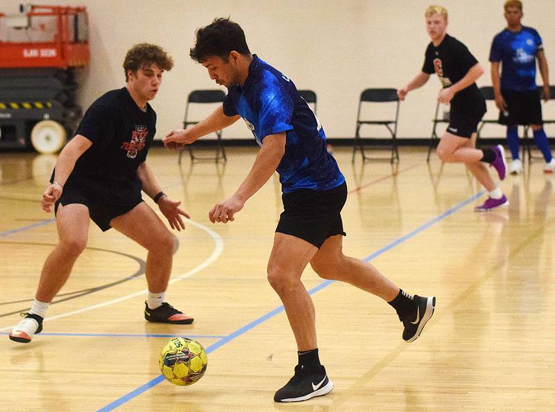 Indoor soccer league teams compete in a tournament Sunday, March 10 at the Newton YMCA. Games were intense and attracted big crowds to the community center.
