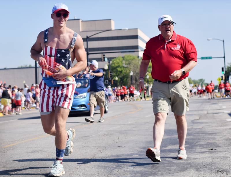 The Newton Chamber of Commerce Fourth of July Parade featured about 100 participants who were greeted by a welcoming community in the downtown district.