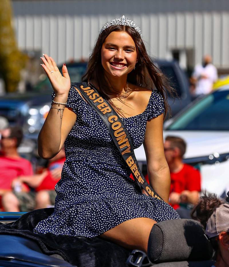 2025 Jasper County Fair Beef Queen Seriah Nolin is a part of the Jasper County Farmhands 4H group and Diamond Trail FFA.