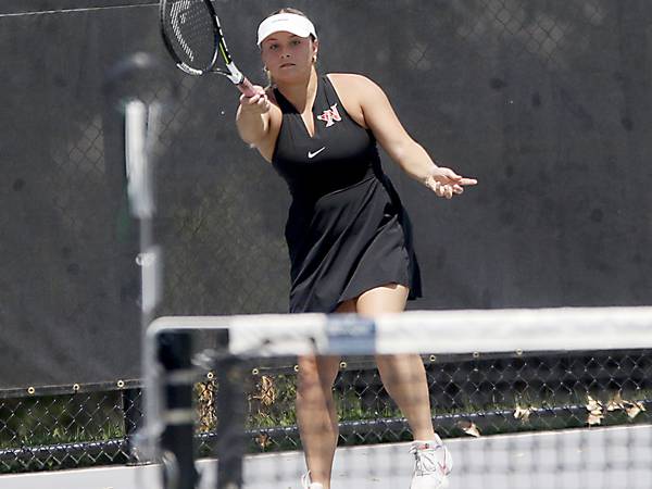 Newton girls fall in quarters, eliminated from individual state tennis tourney