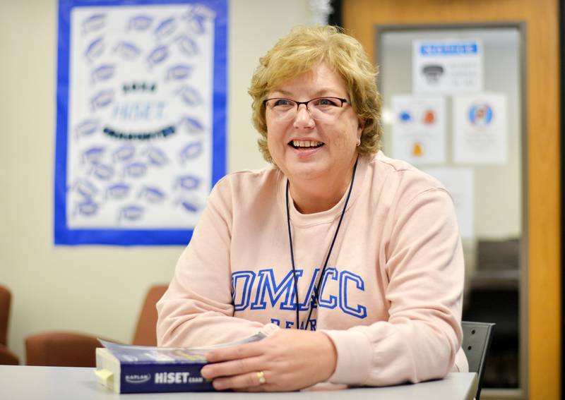 Deborah Rose, an adjunct instructor for the High School Equivalency Test in DMACC Newton Campus, has been teaching the courses ever since she retired from the Newton Community School District in 2022. Rose said being a HiSET instructor is one of the most fulfilling jobs she has ever had.