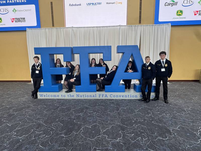 Ten Newton FFA members attend National FFA Conference in Indianapolis.