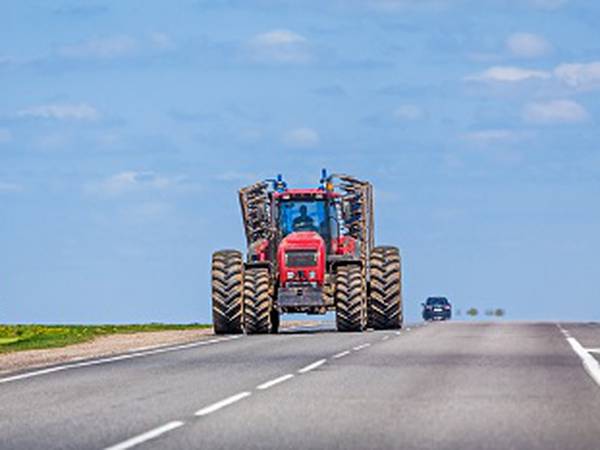 Roadway safety considerations for farm equipment operators