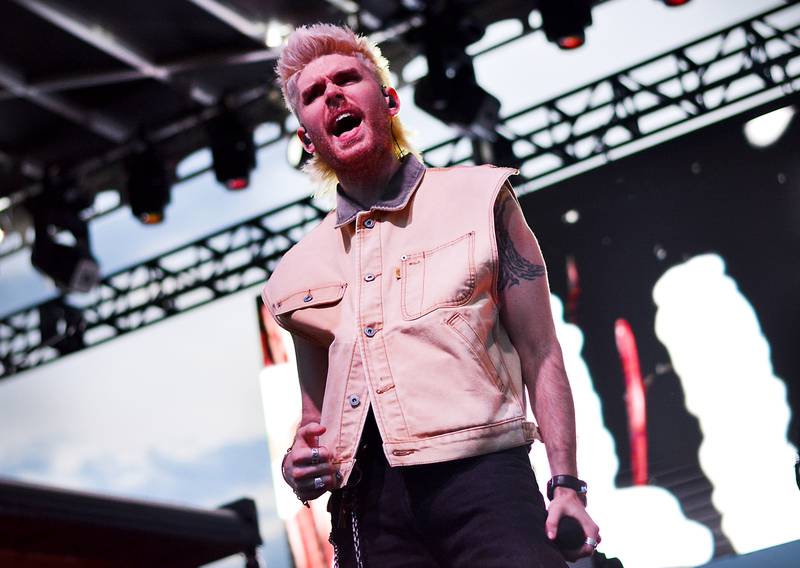 Colton Dixon performs during Fierce Faith Music Fest on June 14 at Community Heights Alliance Church in Newton.