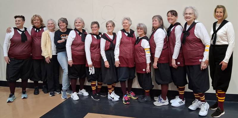 The Mustang Granny Basketball team has chosen to support the local Backpack Program, a charitable initiative that helps provide weekend meals to children in need.