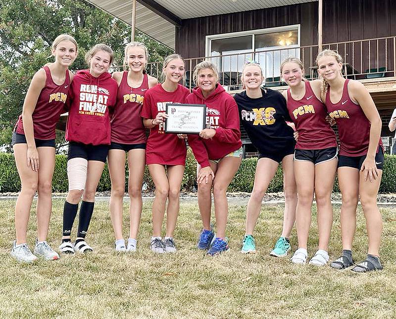 PCM girls cross country team