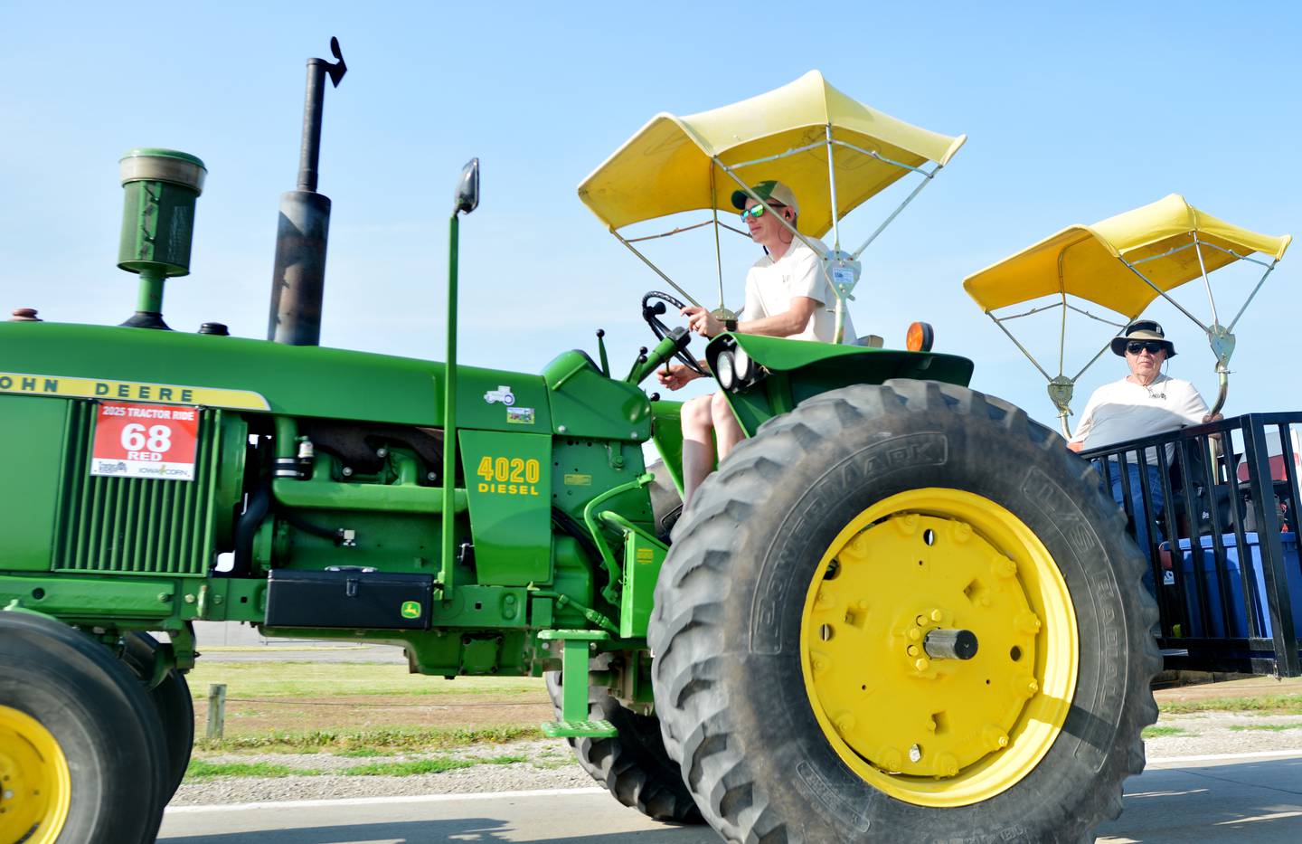 Almost 400 tractors participated in the WHO Great Iowa Tractor Ride on June 16 at the Iowa Speedway in Newton.